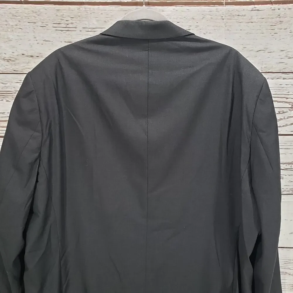 Alain Dupetit Men's Charcoal 2 Button Sportscoat Blazer Jacket Size 50R